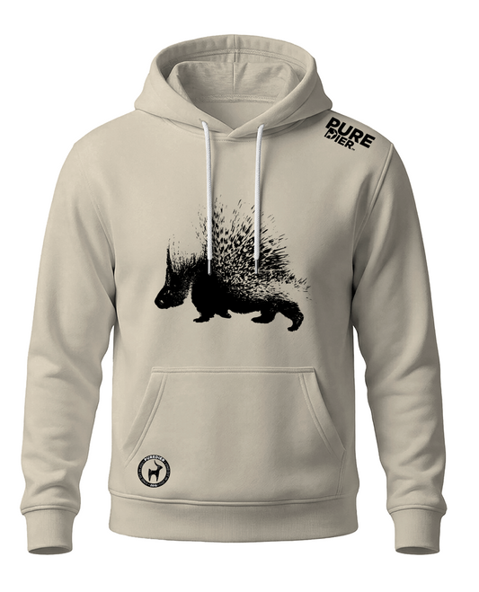 Ystervark Premium Hoodie vir Hom en Haar