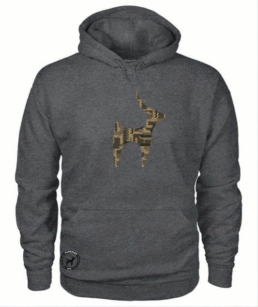 Camo-Bokkie-Bruin Premium Hoodie vir Hom en Haar