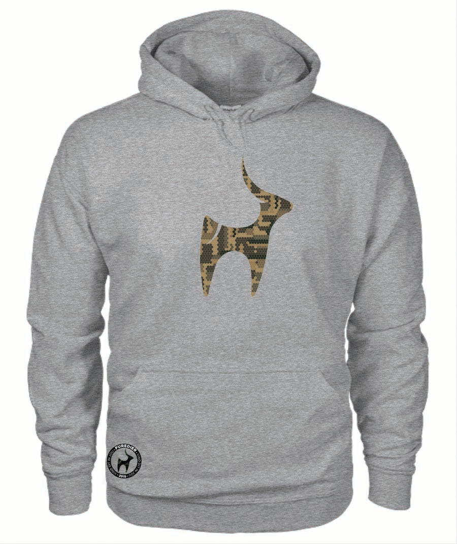 Camo-Bokkie-Bruin Premium Hoodie vir Hom en Haar