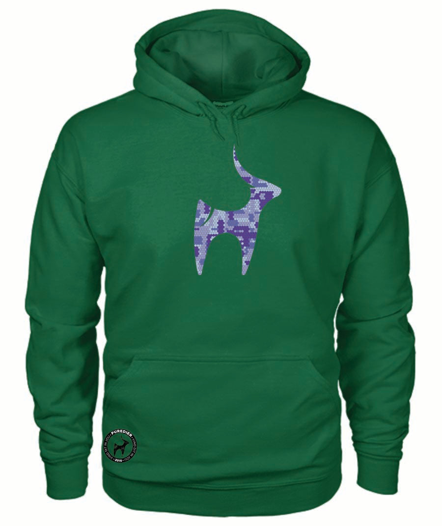 Camo-Bokkie-Pers HEELDAG Hoodie vir Hom en Haar