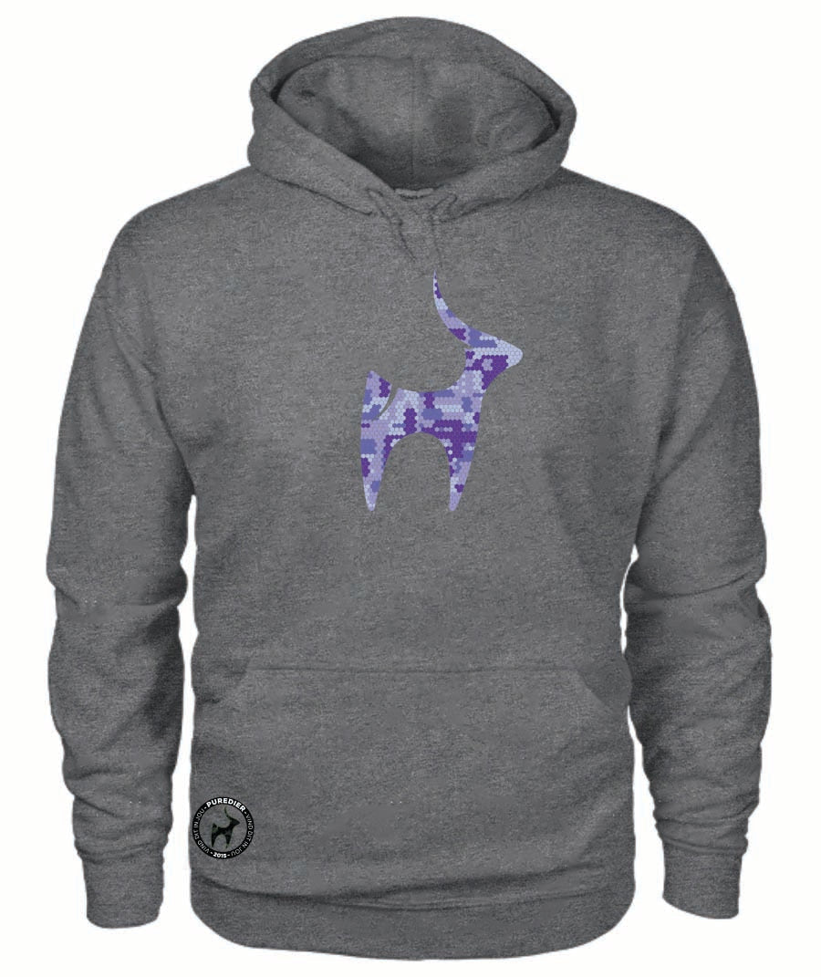 Camo-Bokkie-Pers HEELDAG Hoodie vir Hom en Haar