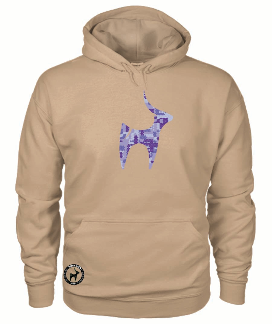 Camo-Bokkie-Pers HEELDAG Hoodie vir Hom en Haar