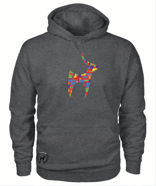 Camo-Bokkie-Lego Premium Hoodie vir Hom en Haar