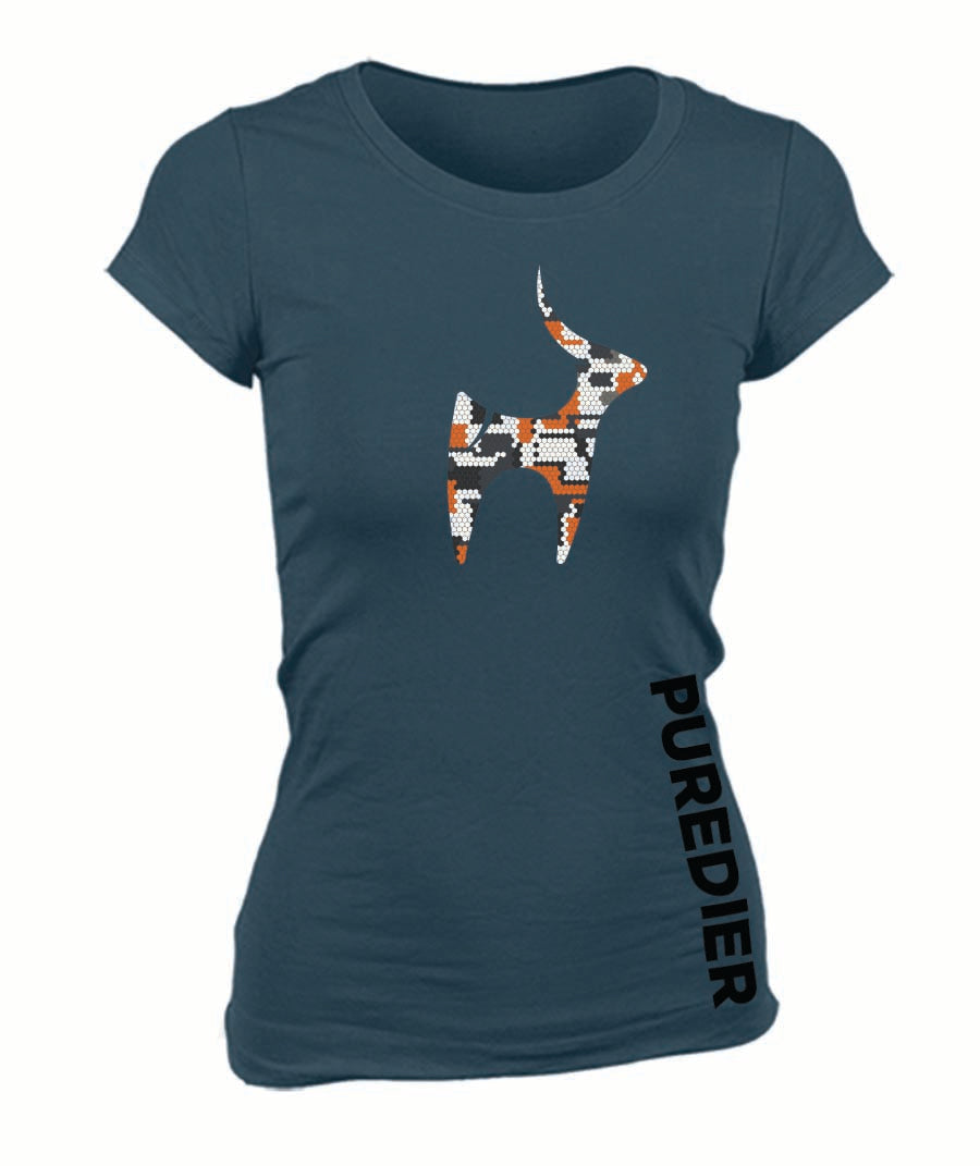 Camo-Bokkie-WitOranje Hemp vir Haar