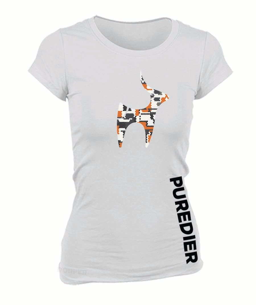 Camo-Bokkie-WitOranje Hemp vir Haar