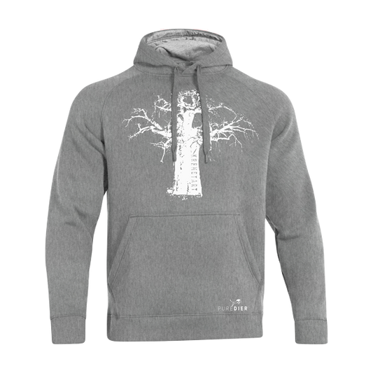 Kremetart-Wit Premium Hoodie vir Hom en Haar