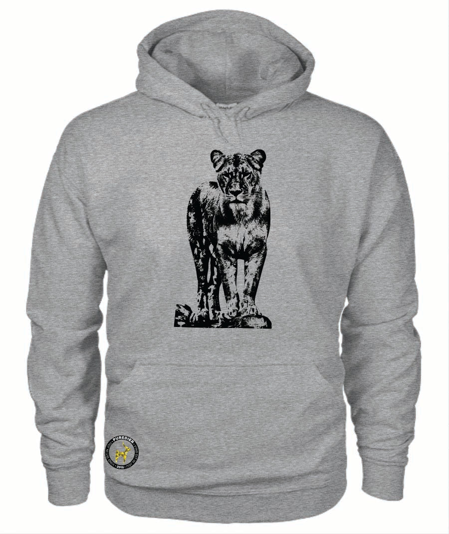 Leeuwyfie Premium Hoodie vir Hom en Haar