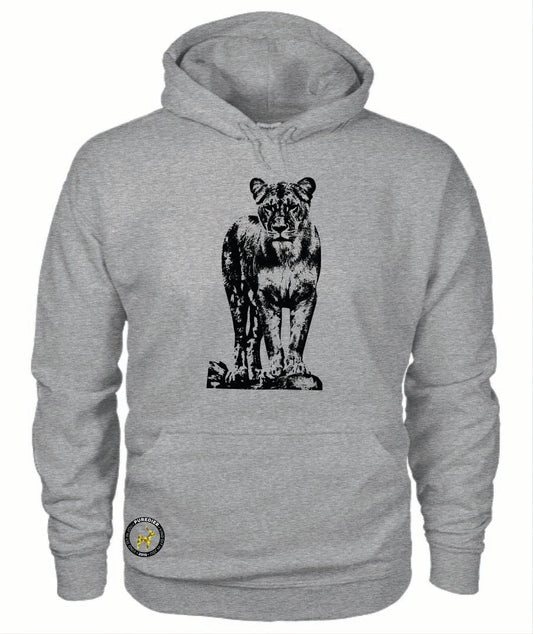 Leeuwyfie Premium Hoodie vir Hom en Haar