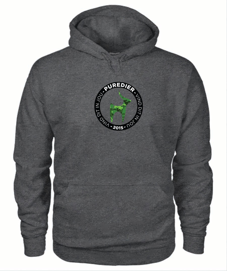 Logo-Bokkie-Groen Premium Hoodie vir Hom en Haar
