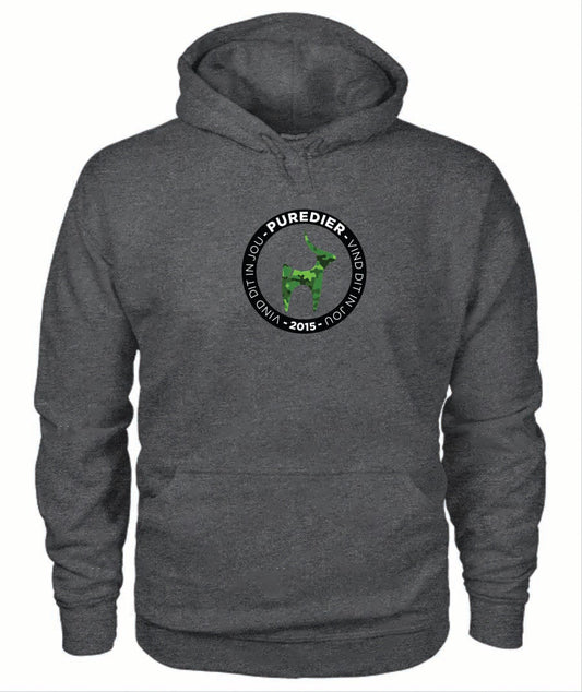 Logo-Bokkie-Groen Premium Hoodie vir Hom en Haar
