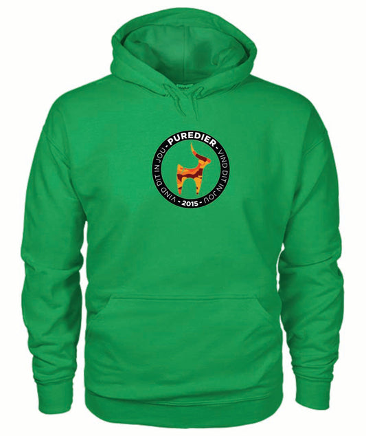 Logo-Bokkie-Oranje HEELDAG Hoodie vir Hom en Haar