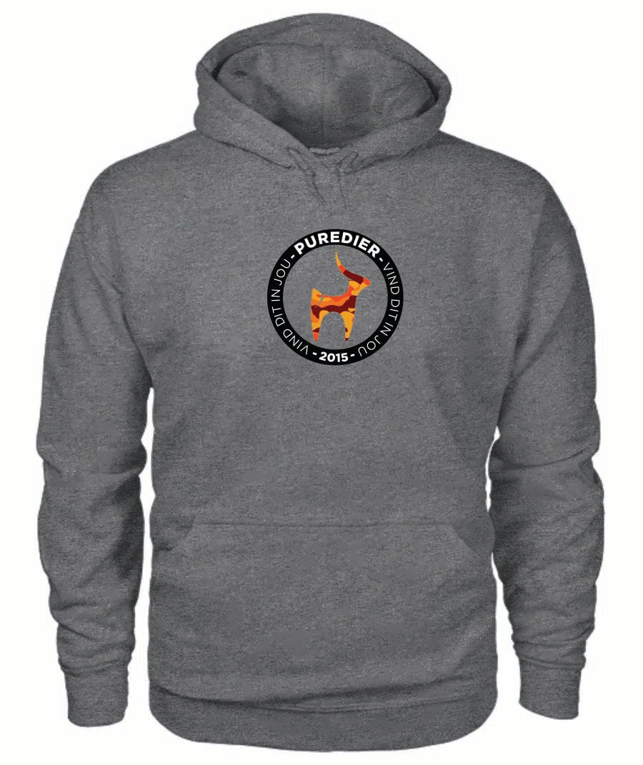 Logo-Bokkie-Oranje HEELDAG Hoodie vir Hom en Haar