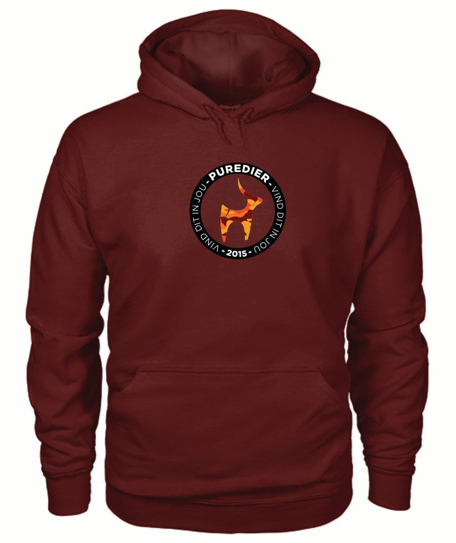 Logo-Bokkie-Oranje HEELDAG Hoodie vir Hom en Haar
