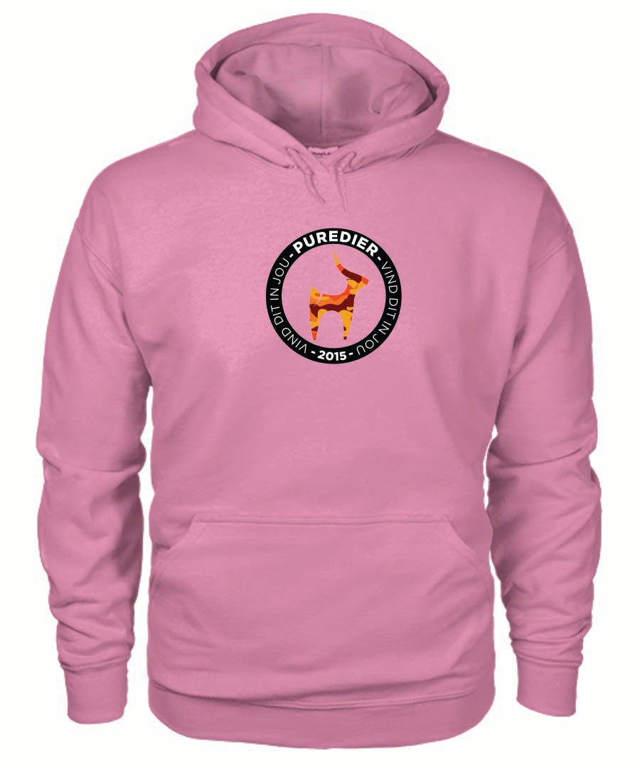 Logo-Bokkie-Oranje HEELDAG Hoodie vir Hom en Haar