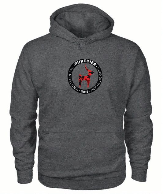 Logo-Bokkie-Rooi Premium Hoodie vir Hom en Haar