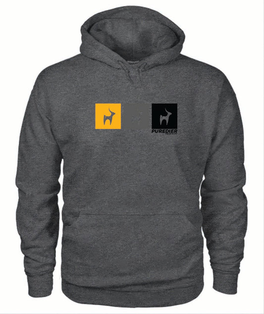 Logo-Drie Premium Hoodie vir Hom en Haar