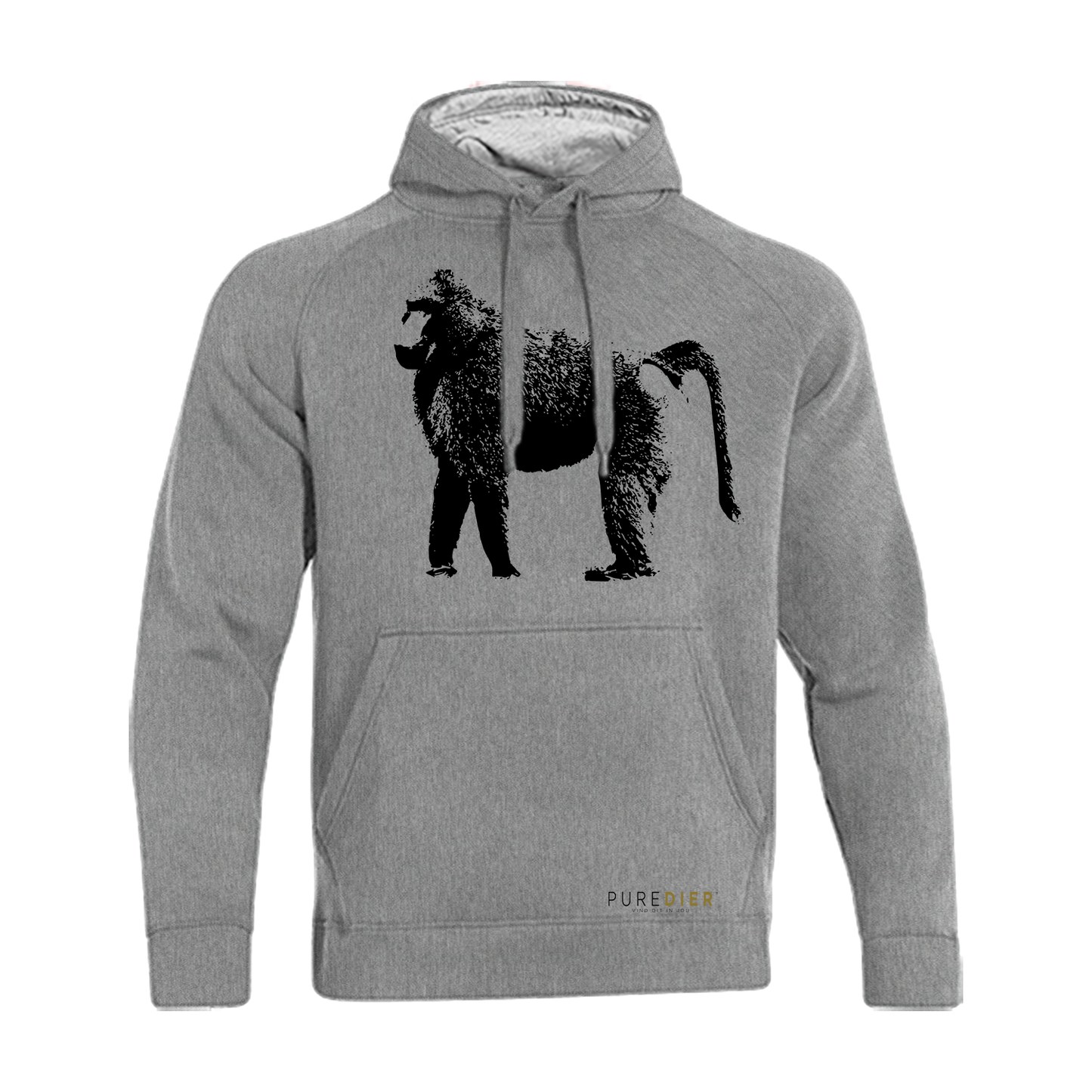 Bobbejaan Premium Hoodie vir Hom en Haar