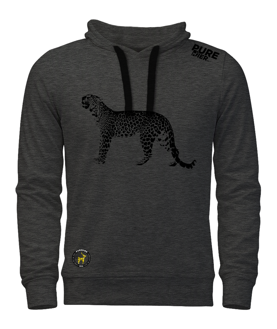 Luiperd T-Hemp Hoodie vir Hom en Haar
