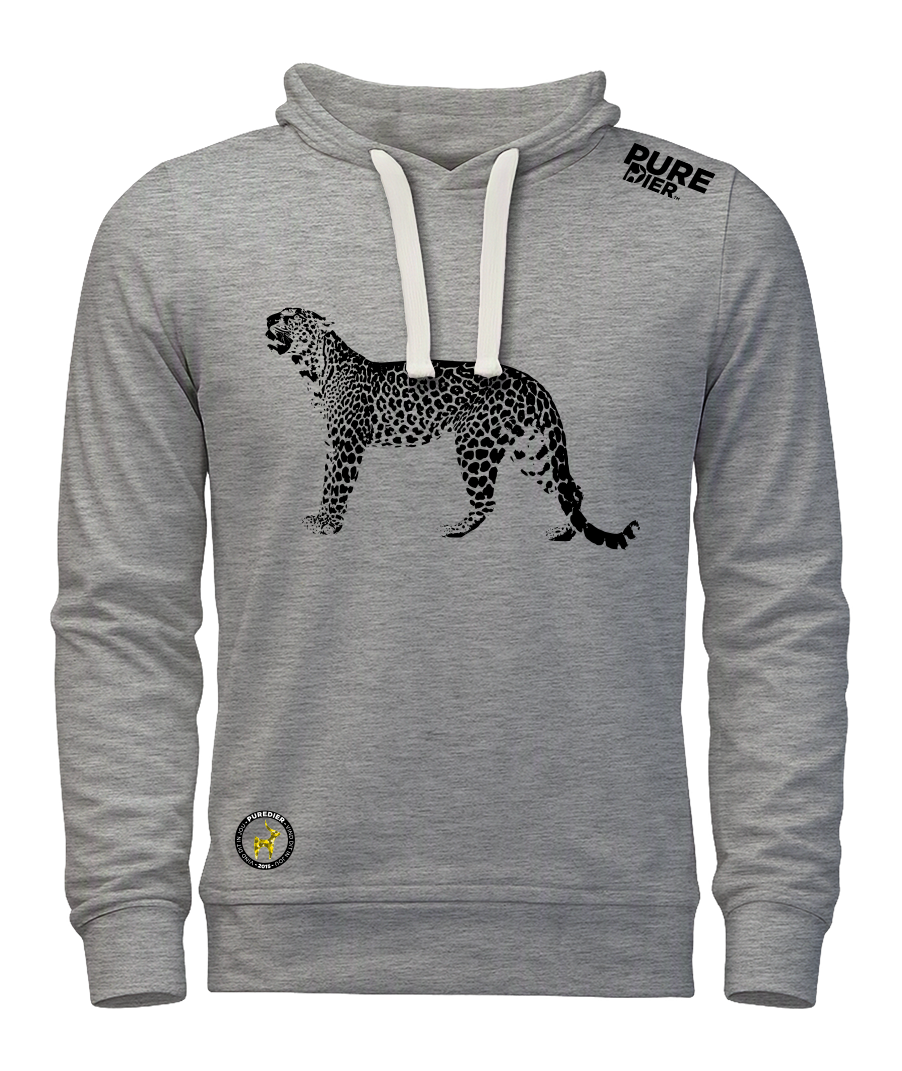 Luiperd T-Hemp Hoodie vir Hom en Haar