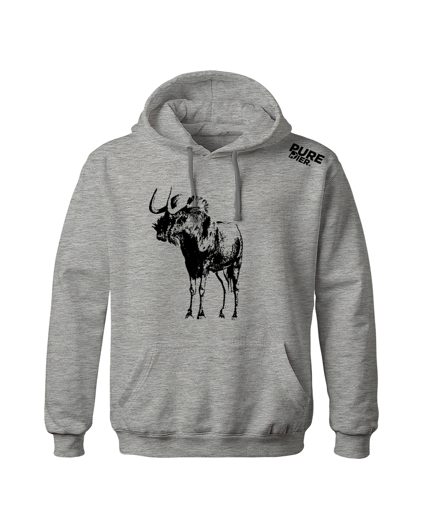 Swartwildebees Hoodie vir Hulle