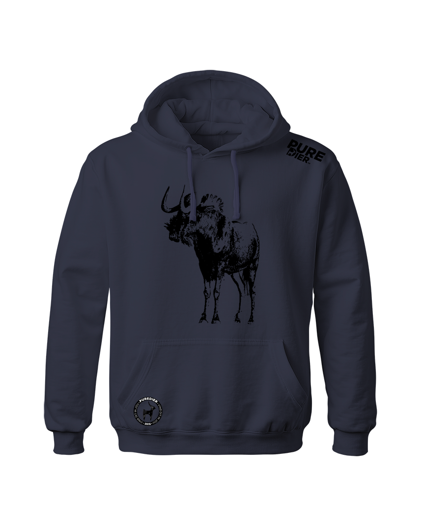 Swartwildebees Hoodie vir Hulle