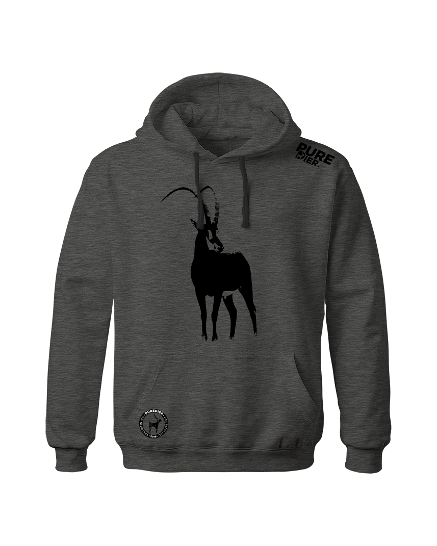 Swartwitpens Hoodie vir Hulle