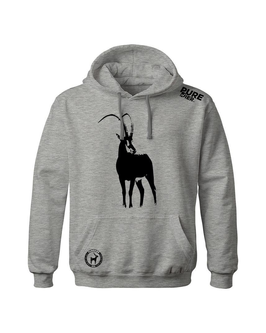 Swartwitpens Hoodie vir Hulle