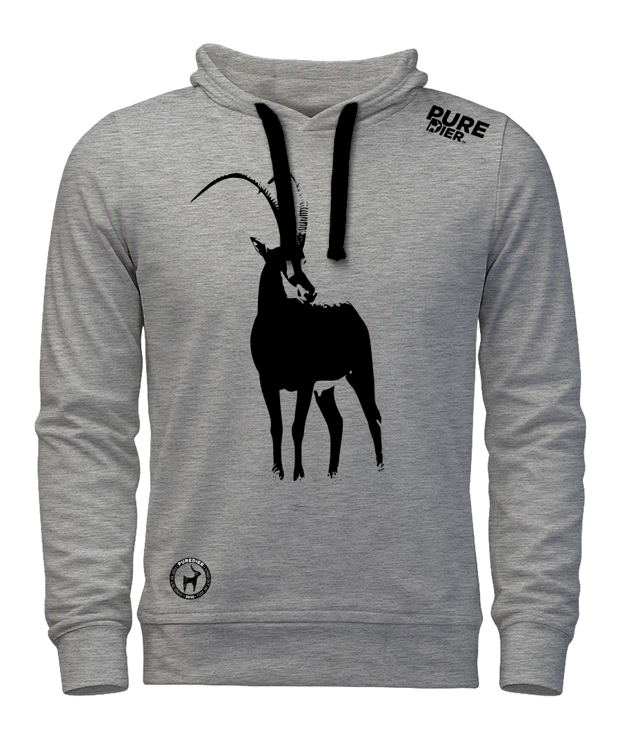 Swartwitpens T-Hemp Hoodie vir Hom en Haar
