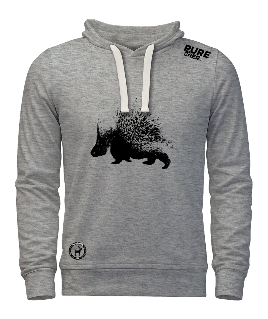 Ystervark T-Hemp Hoodie vir Hom en Haar