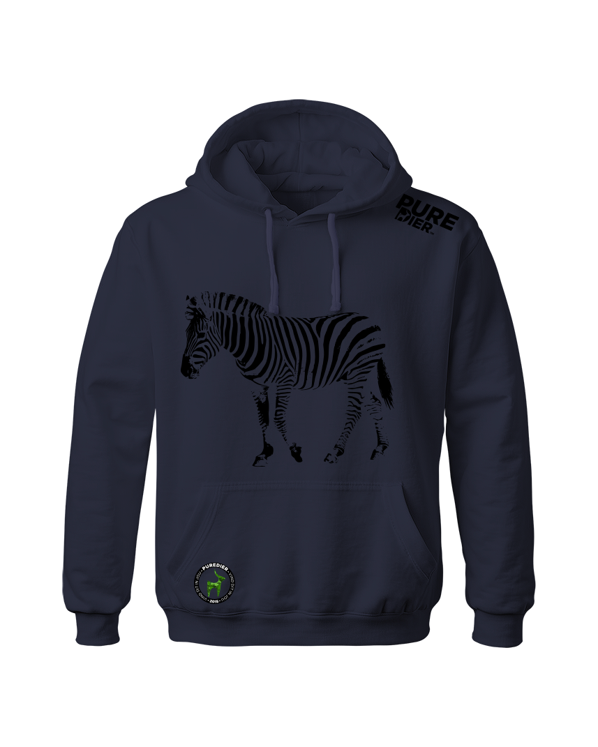 Zebra Hoodie vir Hulle