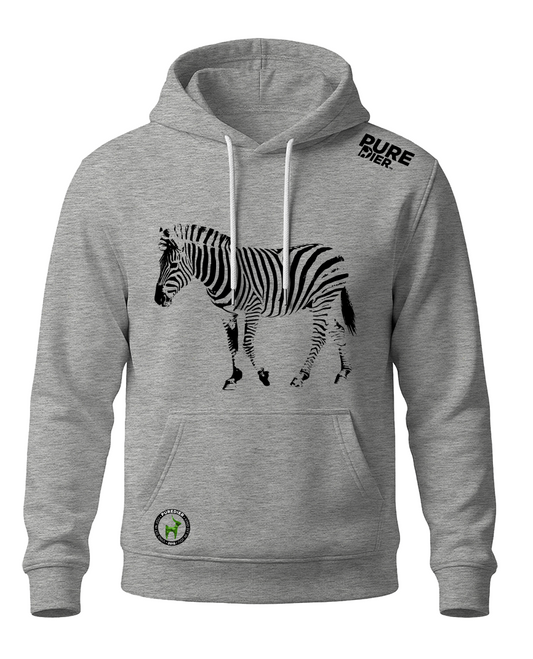 Zebra Premium Hoodie vir Hom en Haar