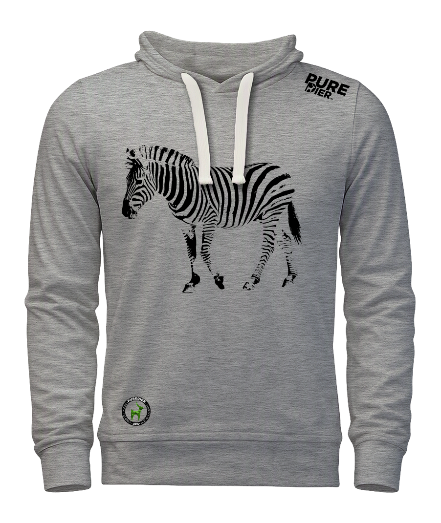 Zebra T-Hemp Hoodie vir Hom en Haar