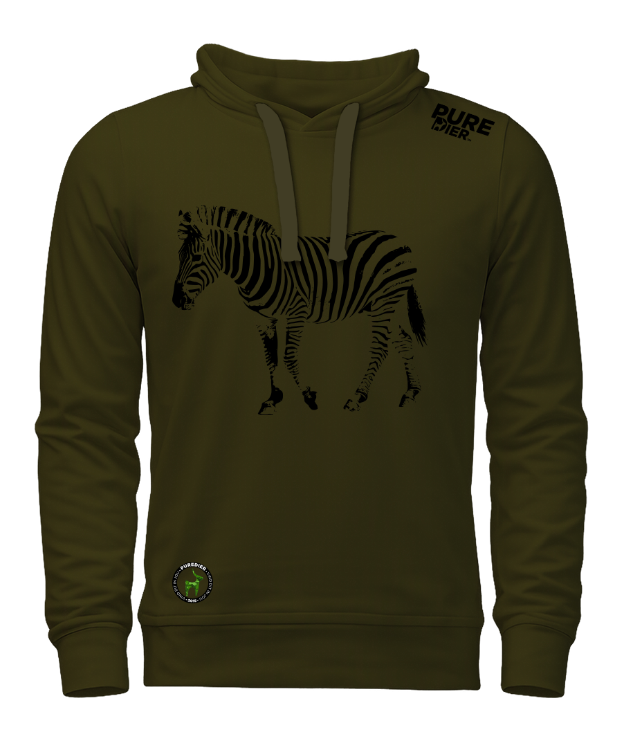 Zebra T-Hemp Hoodie vir Hom en Haar