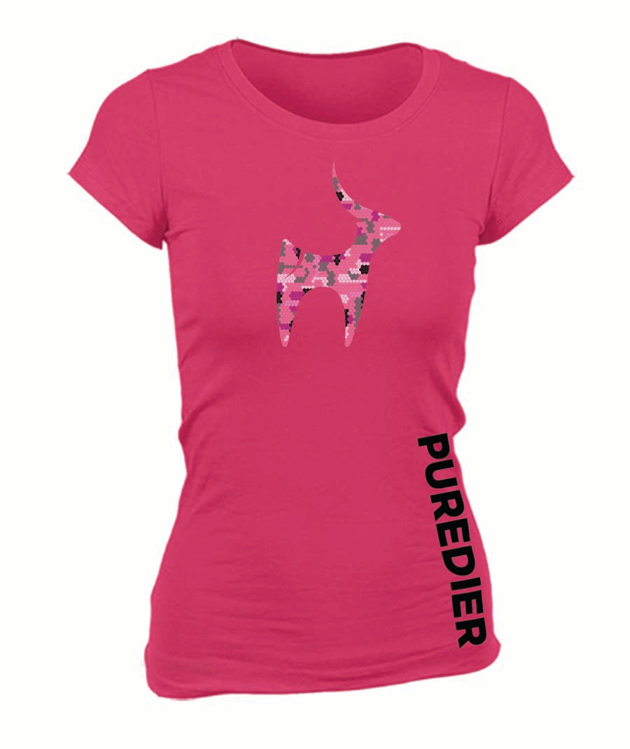 Camo-Bokkie-Pienk Hemp vir Haar