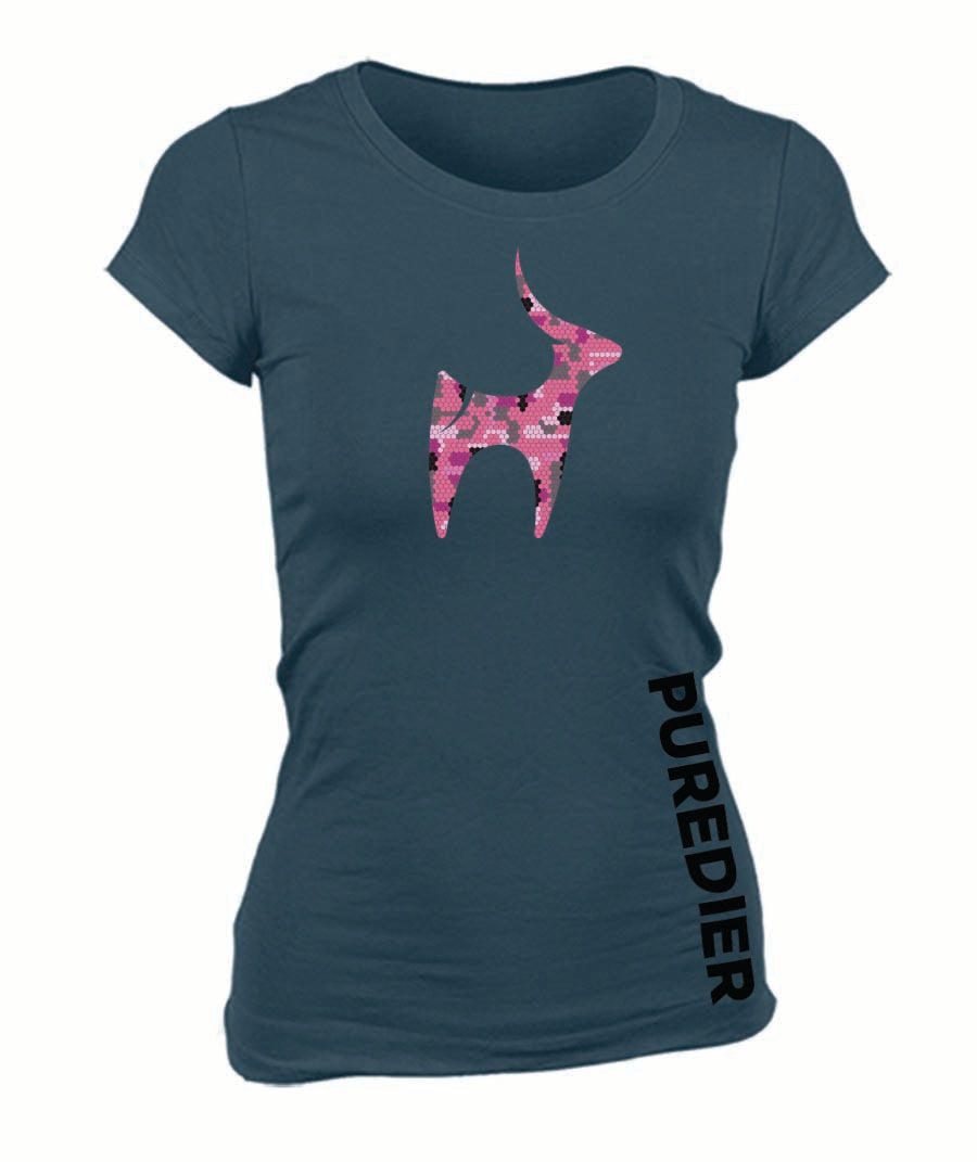 Camo-Bokkie-Pienk Hemp vir Haar