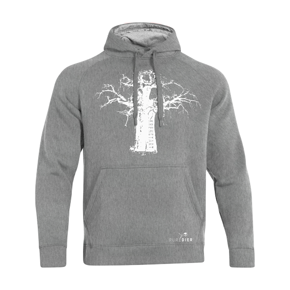 Kremetart-Wit Premium Hoodie vir Hom en Haar