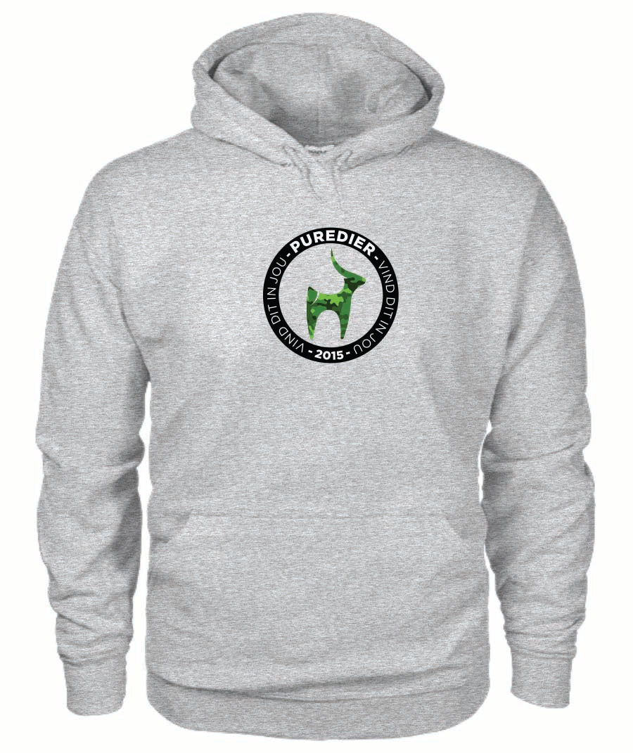 Logo-Bokkie-Groen HEELDAG Hoodie vir Hom en Haar