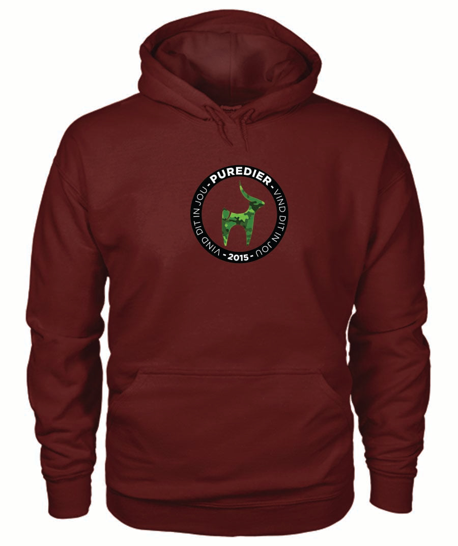 Logo-Bokkie-Groen HEELDAG Hoodie vir Hom en Haar