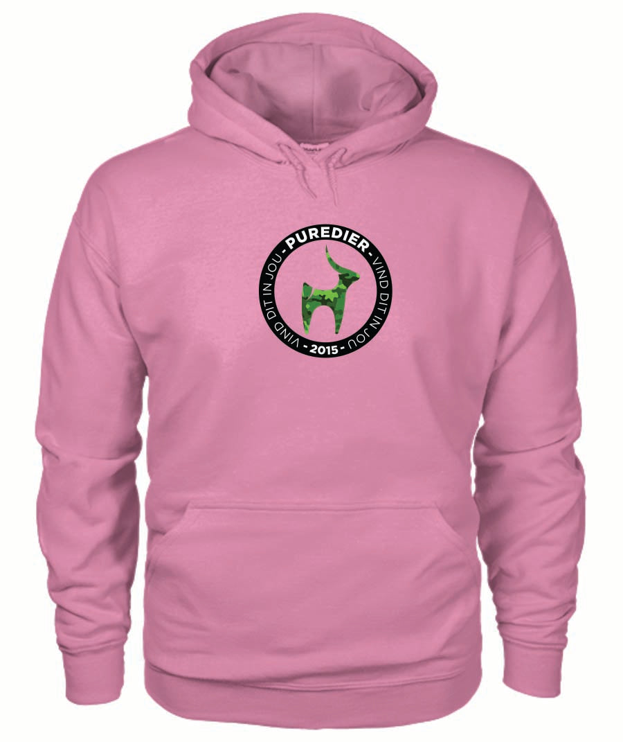 Logo-Bokkie-Groen HEELDAG Hoodie vir Hom en Haar