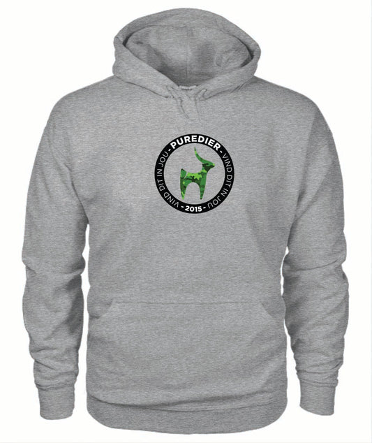 Logo-Bokkie-Groen Premium Hoodie vir Hom en Haar