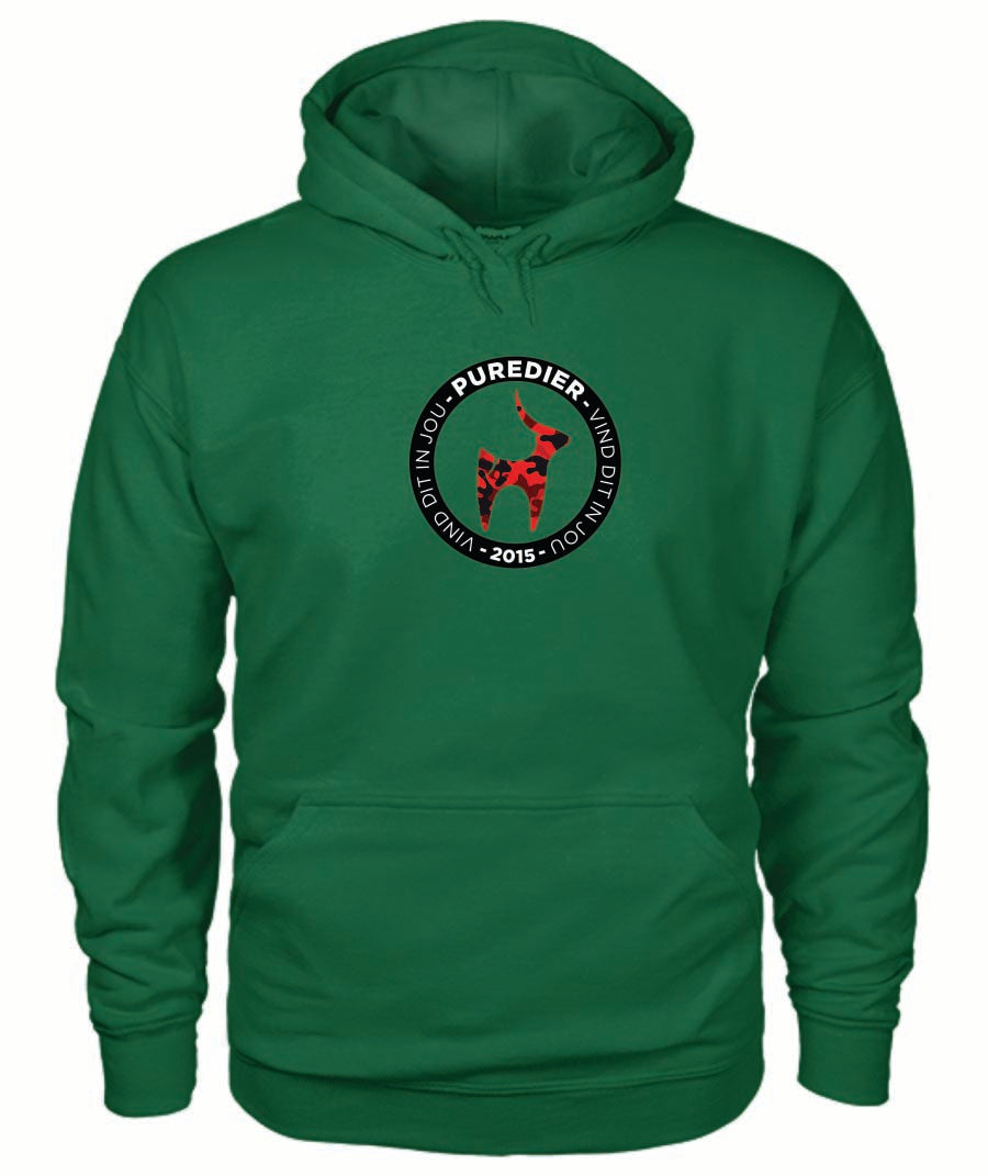 Logo-Bokkie-Rooi HEELDAG Hoodie vir Hom en Haar