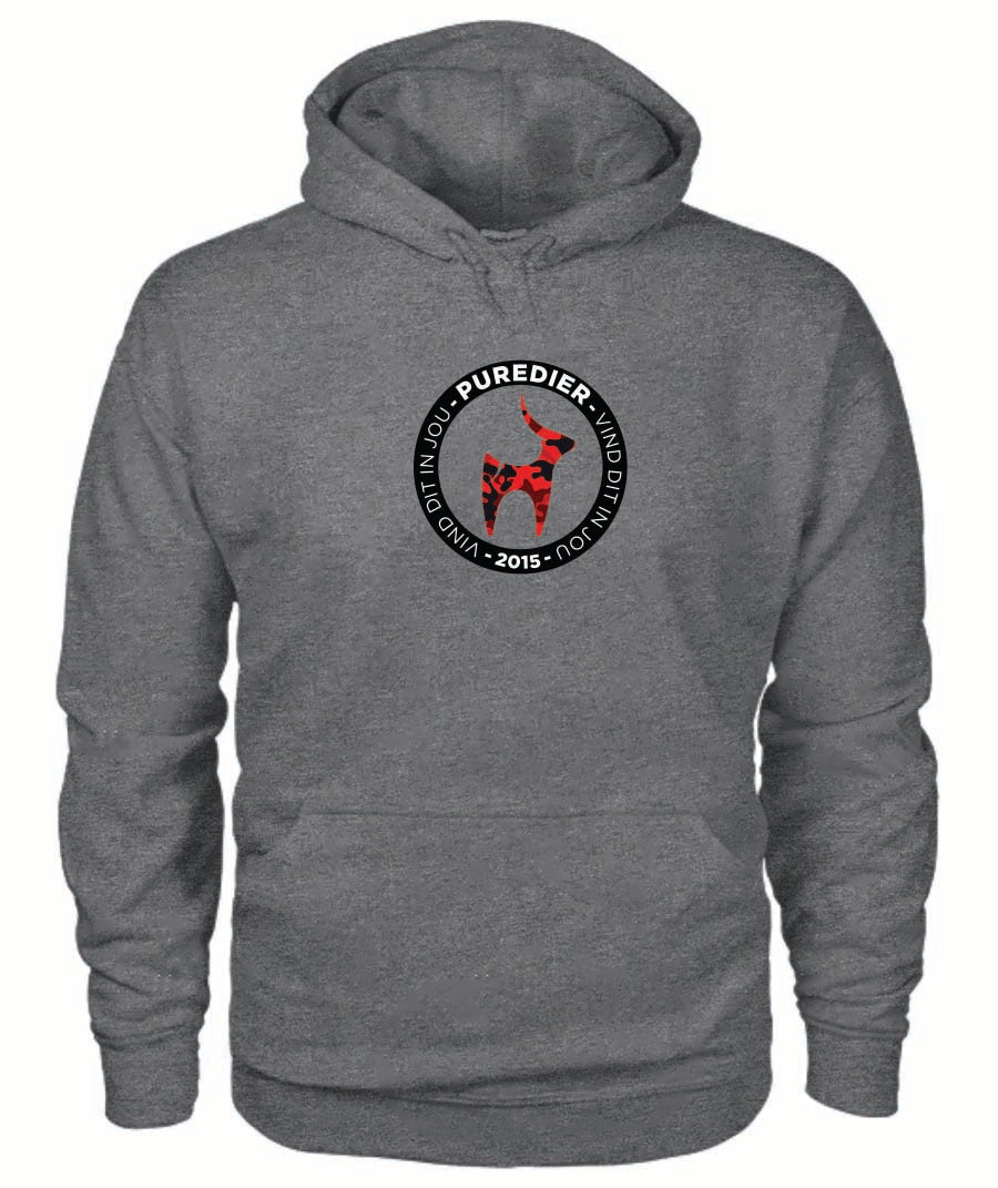 Logo-Bokkie-Rooi HEELDAG Hoodie vir Hom en Haar