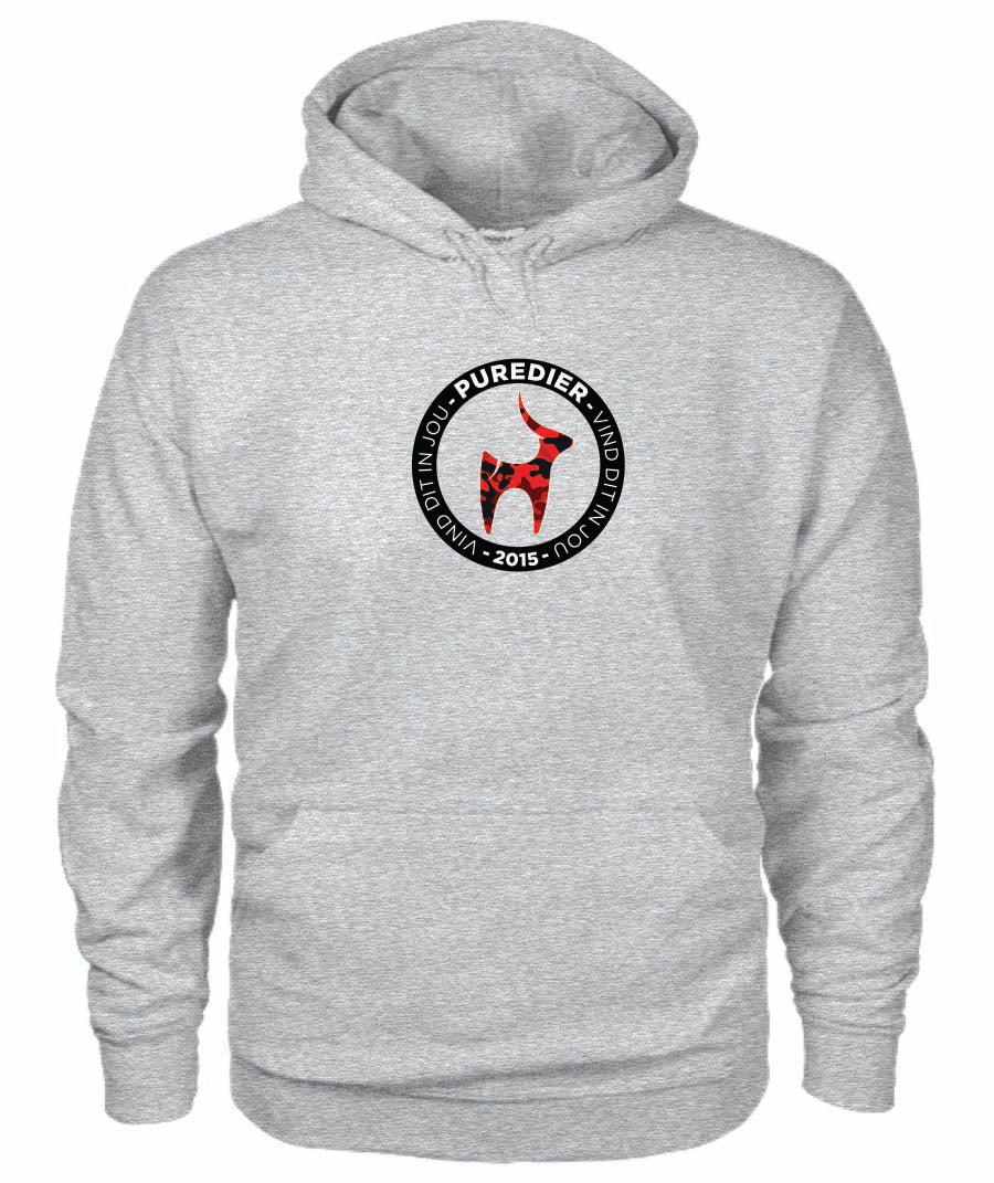 Logo-Bokkie-Rooi HEELDAG Hoodie vir Hom en Haar