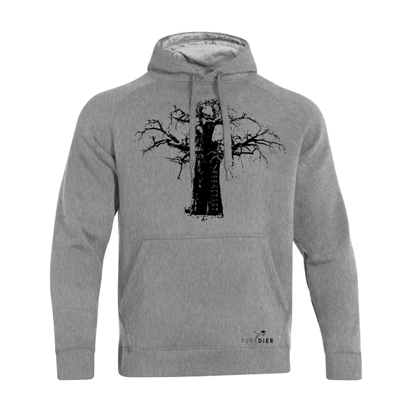 Kremetart-Swart Premium Hoodie vir Hom en Haar