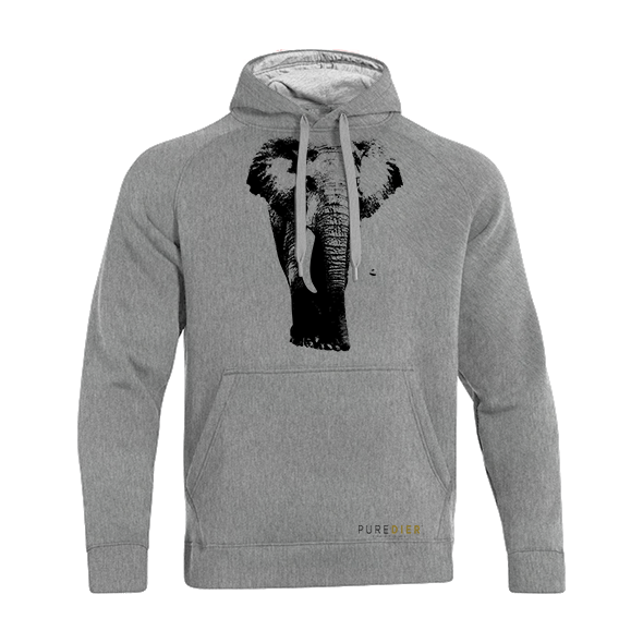 Olifant Premium Hoodie vir Hom en Haar