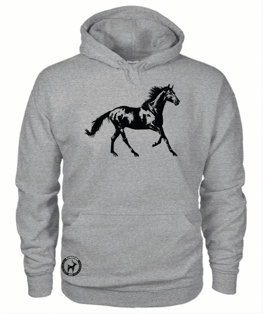 Perd Premium Hoodie vir Hom en Haar