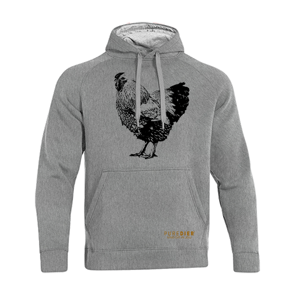 Hoender Premium Hoodie vir Hom en Haar