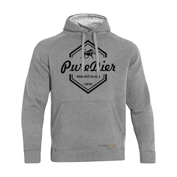 Logo-Vlakvark Premium Hoodie vir Hom en Haar